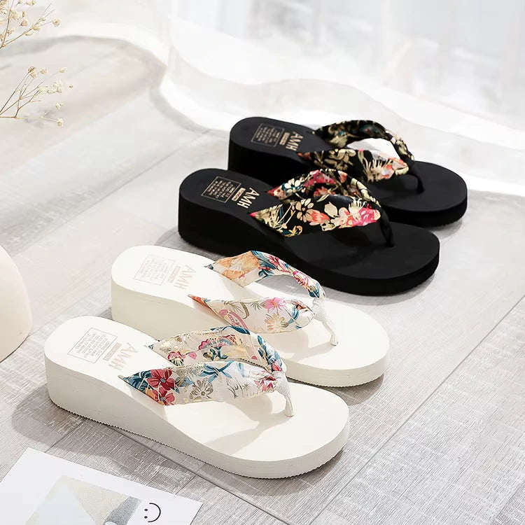 Chinelo Slide Femininos com Salto Wedge – Conforto e Estilo para o Outono e Primavera
