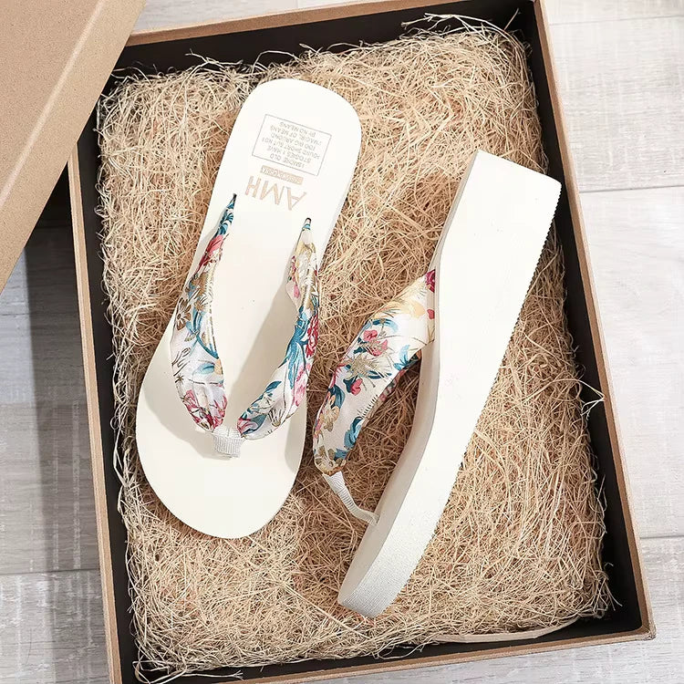 Chinelo Slide Femininos com Salto Wedge – Conforto e Estilo para o Outono e Primavera