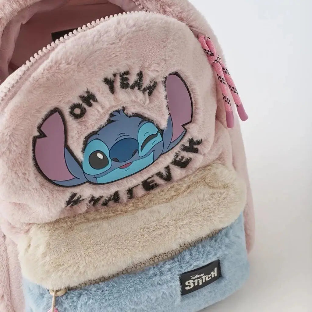 Mochila Infantil CuteBag Stitch - Leve, Confortável e Estilosa para Meninas!