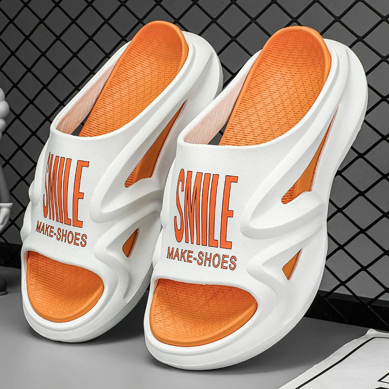 Chinelo Slide Masculino em PU e Borracha – Conforto e Estilo Street Style