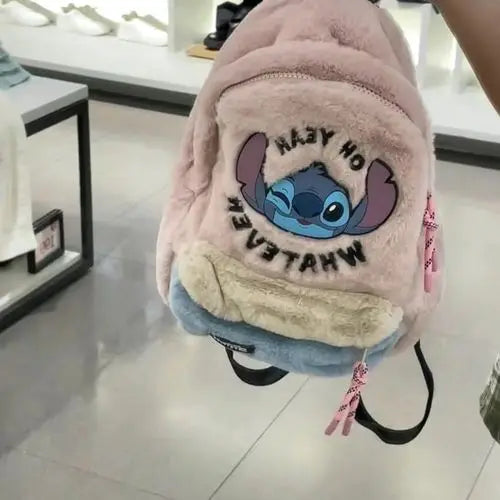 Mochila Infantil CuteBag Stitch - Leve, Confortável e Estilosa para Meninas!
