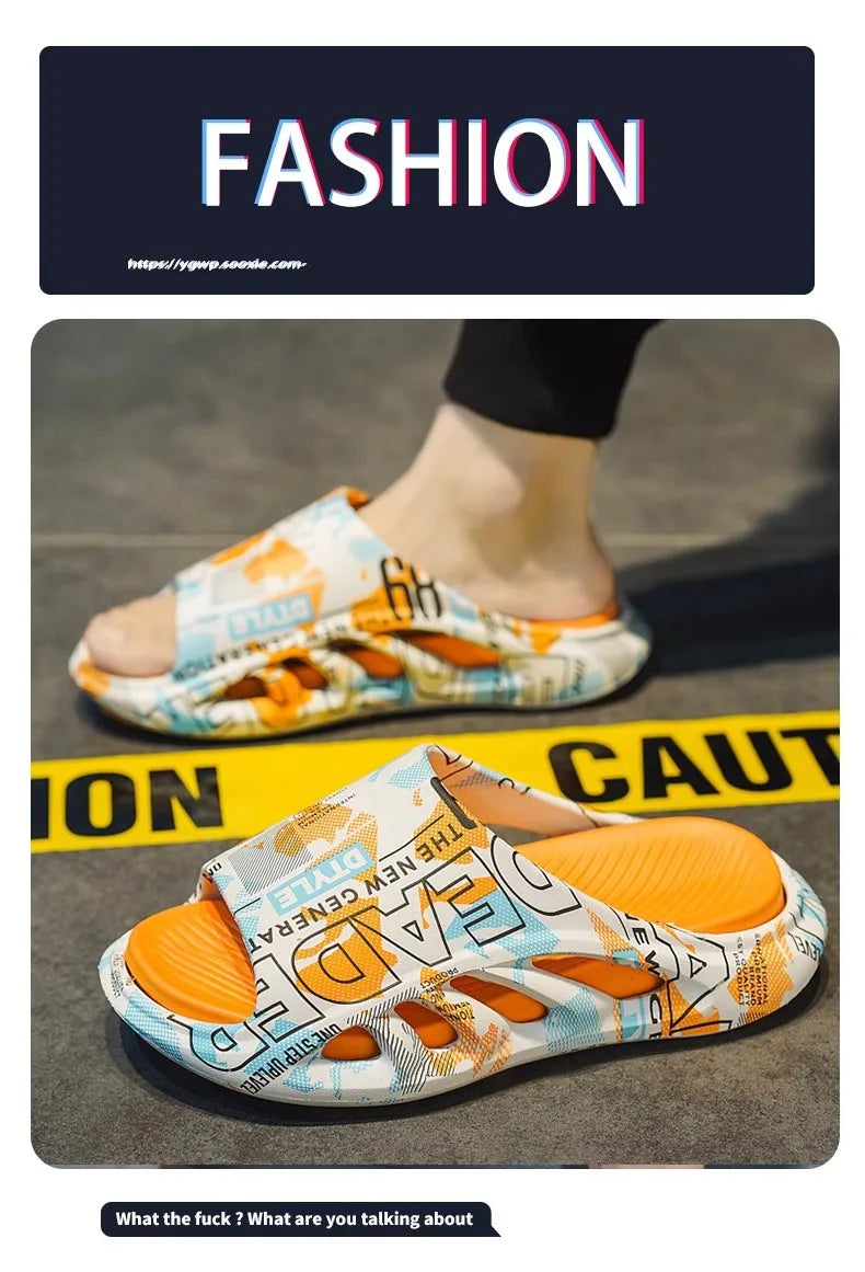 Chinelo Slide Masculino em PVC – Conforto e Estilo para Praia no Verão