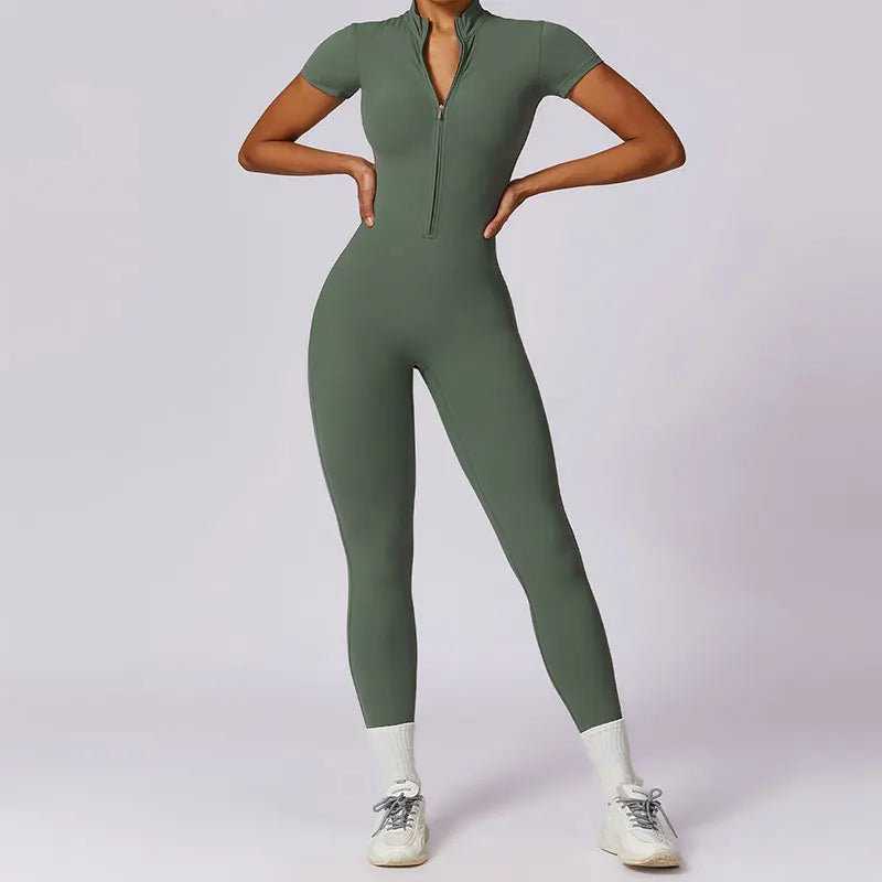 Macacão Fitness Longo Marga Curta Life