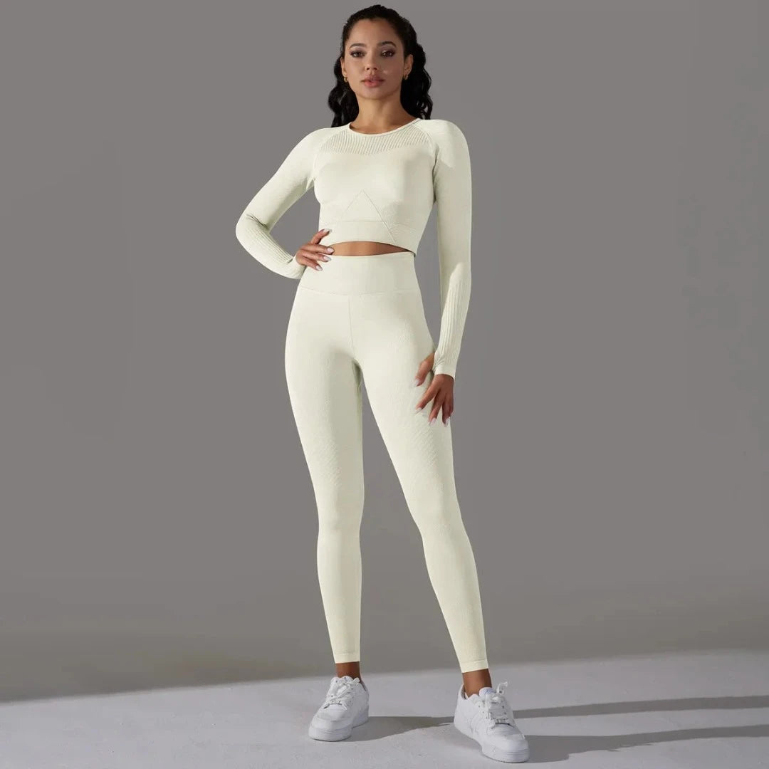 Conjunto Fitness Manga Longa Nanda
