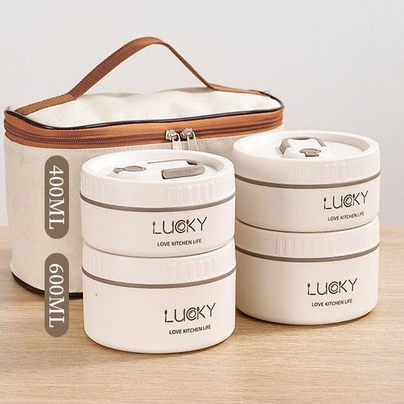 Kit Pote Térmicos Gourmetainer + LANCHEIRA E TALHERES GRÁTIS