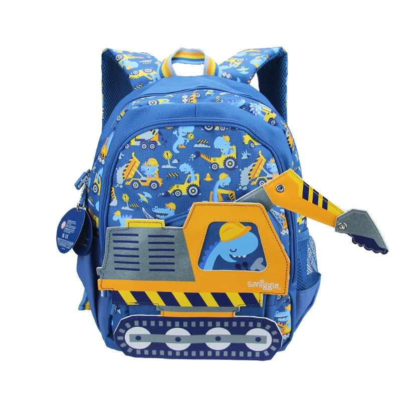 Mochila Masculina Escavadeira EscolaTop - Conforto e Durabilidade para o Dia a Dia Escolar!