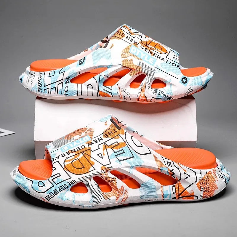 Chinelo Slide Masculino em PVC – Conforto e Estilo para Praia no Verão