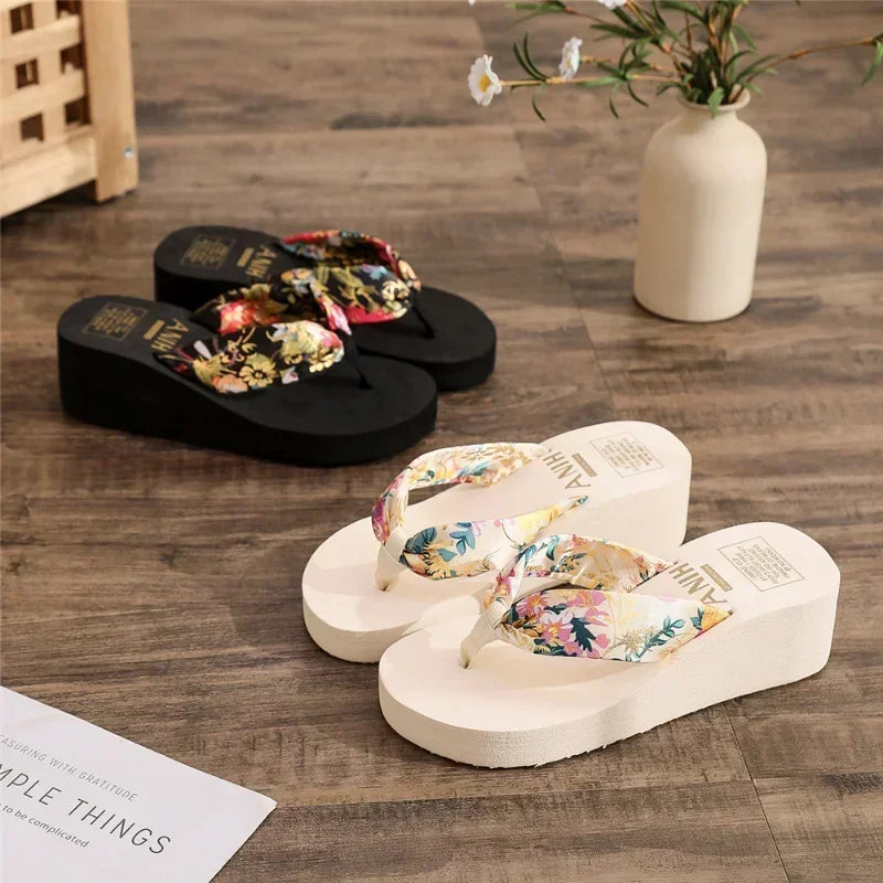 Chinelo Slide Femininos com Salto Wedge – Conforto e Estilo para o Outono e Primavera