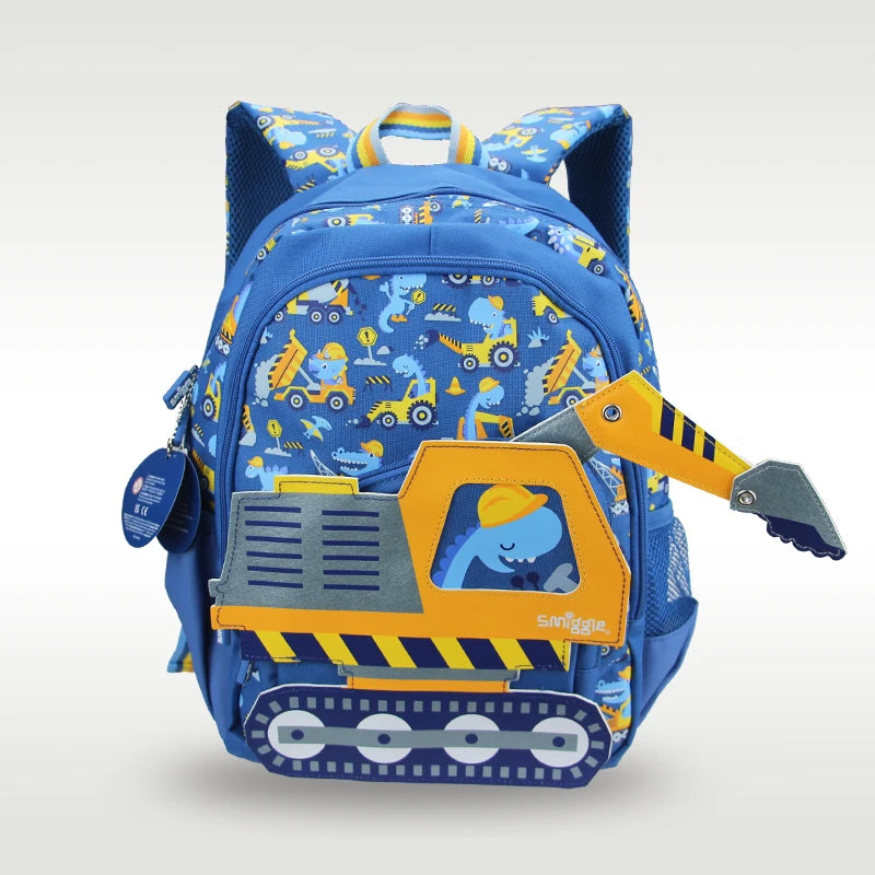Mochila Masculina Escavadeira EscolaTop - Conforto e Durabilidade para o Dia a Dia Escolar!