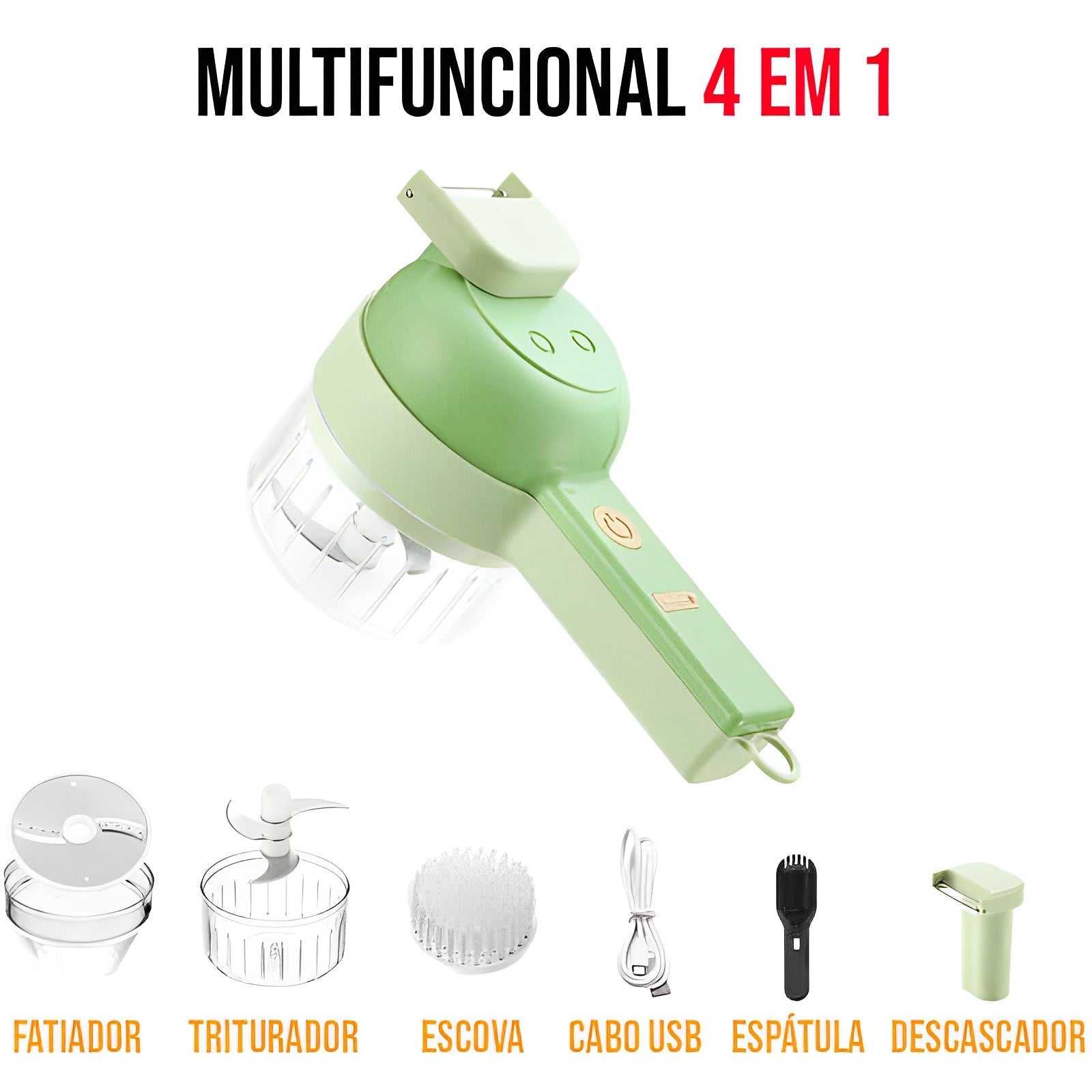 Triturador Elétrico 4 em 1